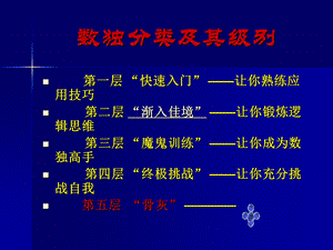 数独3唯一余数法和区块排除法课件.pptx