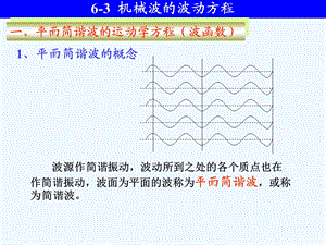 机械波的波动方程课件.ppt