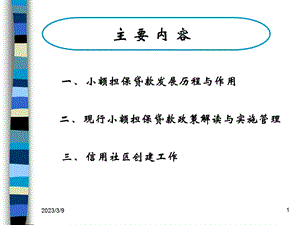 小额担保贷款的发展历程与作用课件.pptx