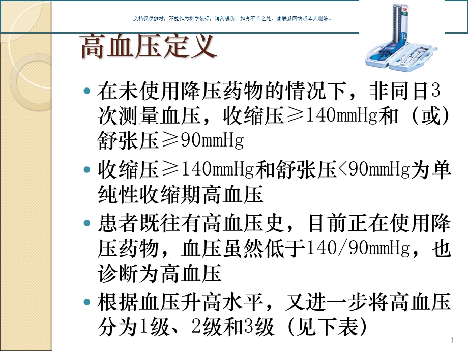 抗高血压药物的临床应用和评价ppt课件.ppt_第1页