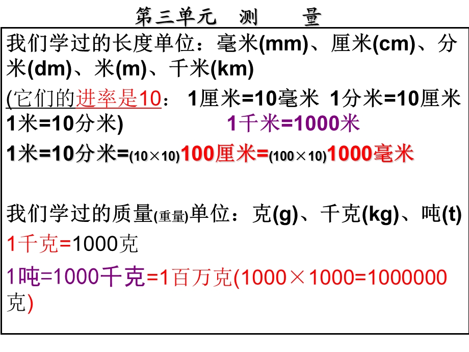 新人教版小学三年级上册数学知识点大全课件.ppt_第3页