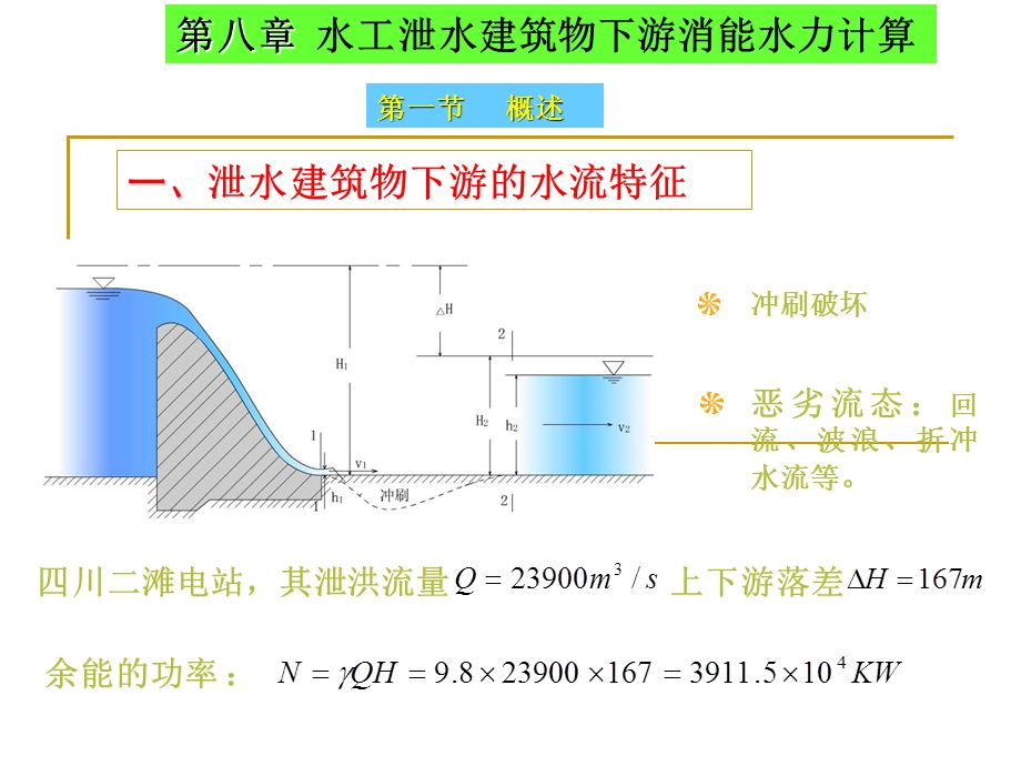 水工泄水建筑物下游消能水力计算培训课件.pptx_第3页