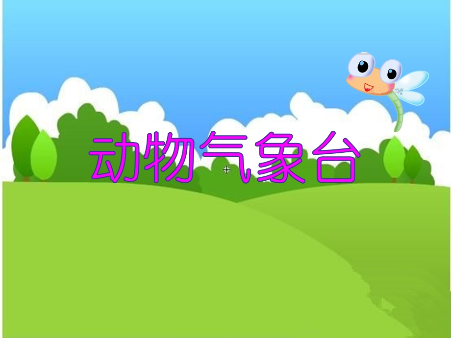 幼儿园ppt课件—动物气象台.ppt_第1页