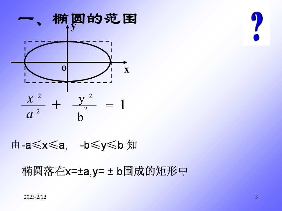椭圆的几何性质ppt课件.ppt_第3页