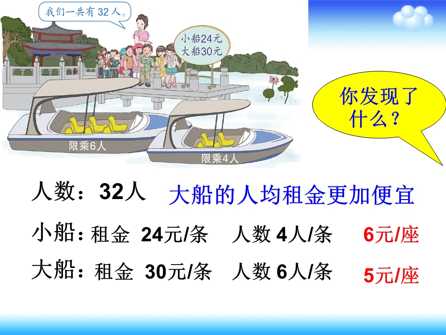 人教版小学数学四年级下册-租船问题ppt课件.ppt_第3页