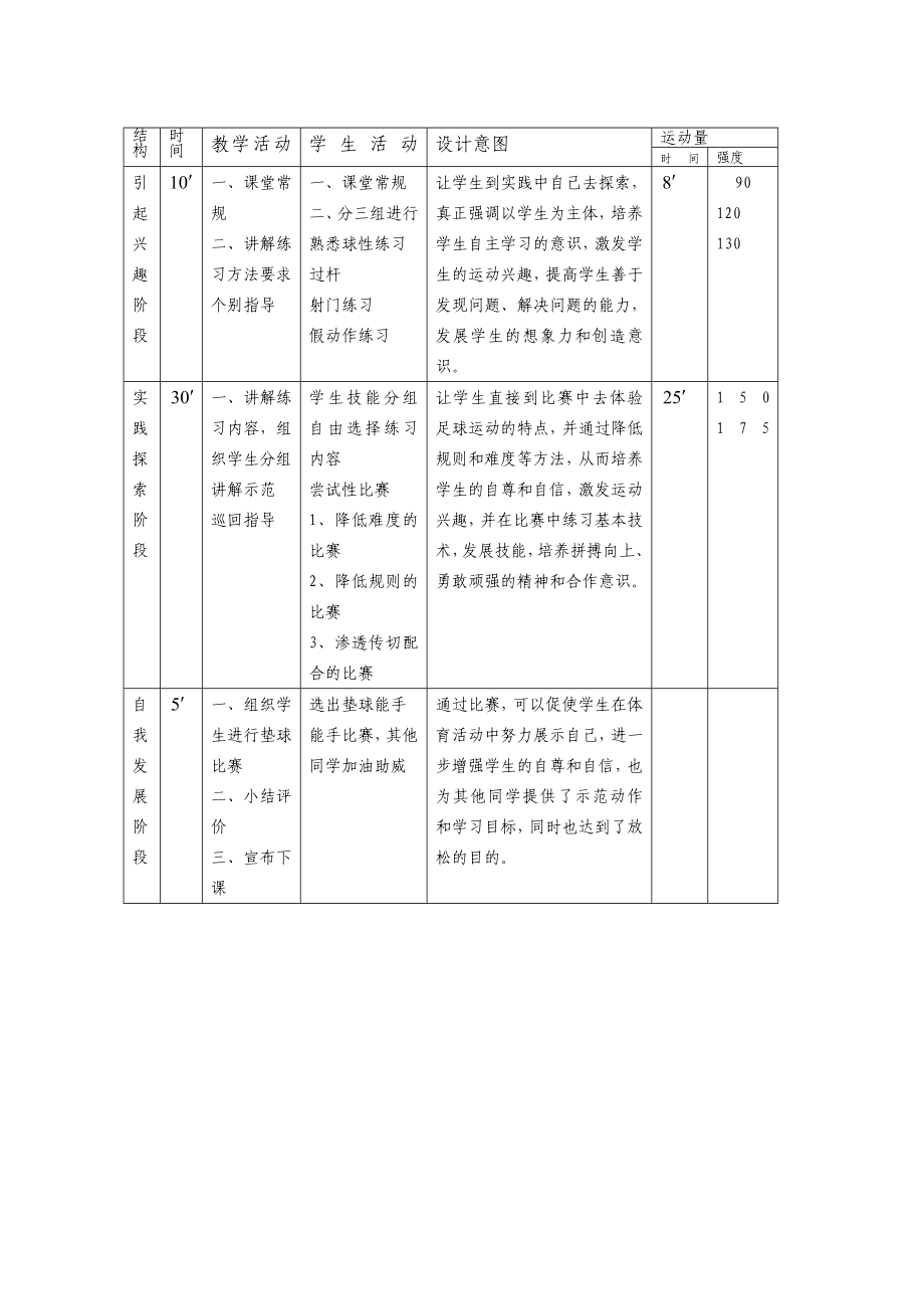 优质课教学设计体育优秀教学设计教案实录精选.doc_第3页