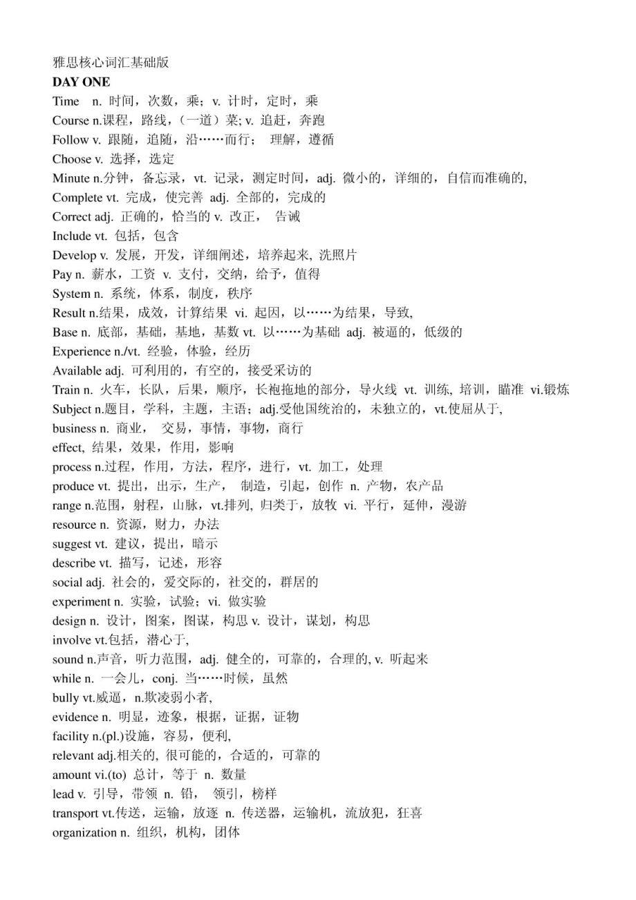 雅思核心词汇基础版.doc_第1页