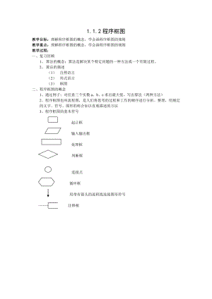 电子教案教学讲义程序框图.doc