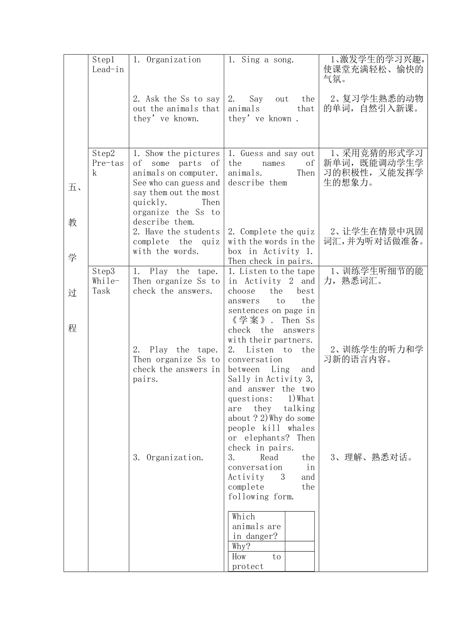 外研版英语八级上册教案：Module9 Unit1（初二上）.doc_第3页