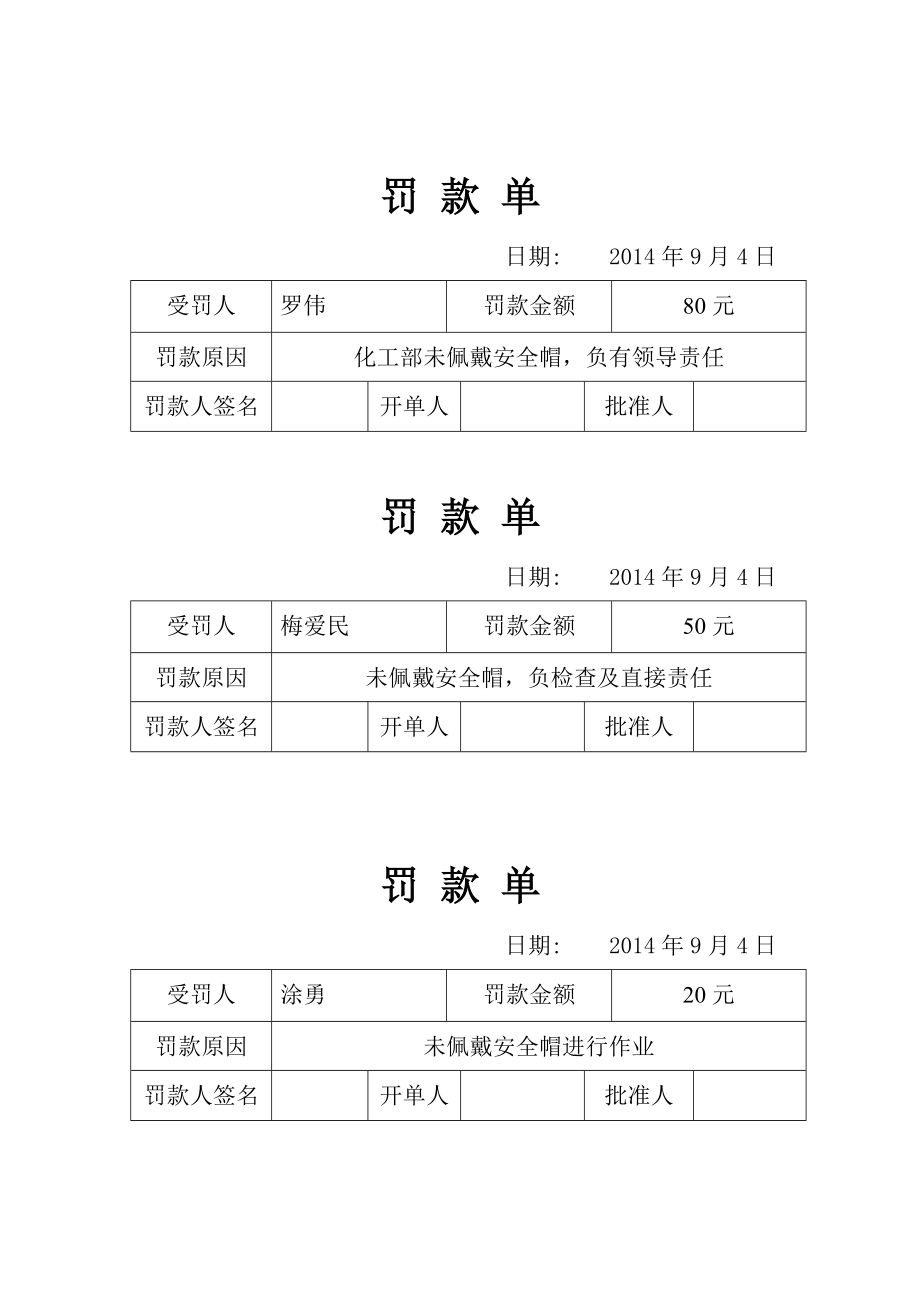 罚款单模板.doc_第2页