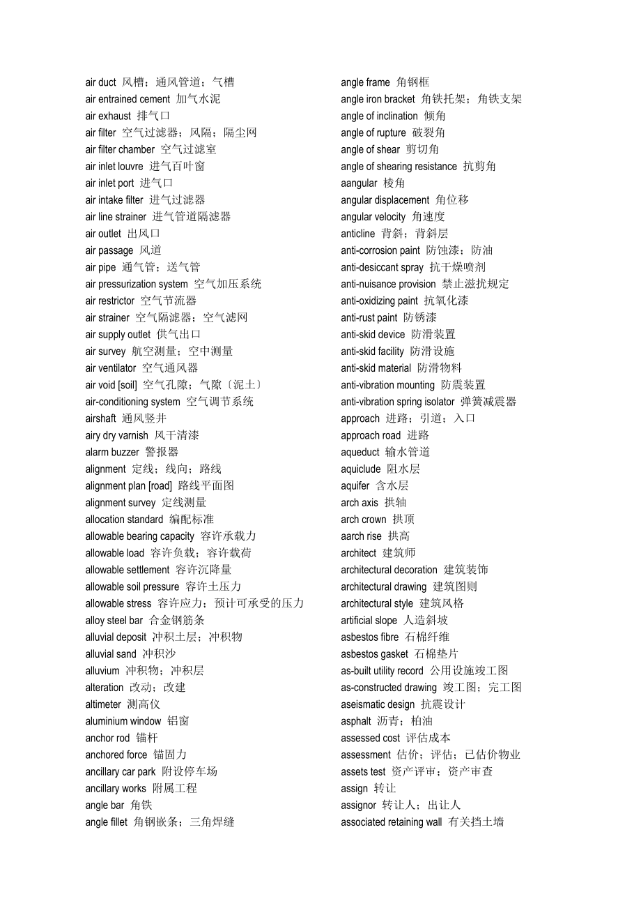 土木建筑专业词汇.doc_第3页