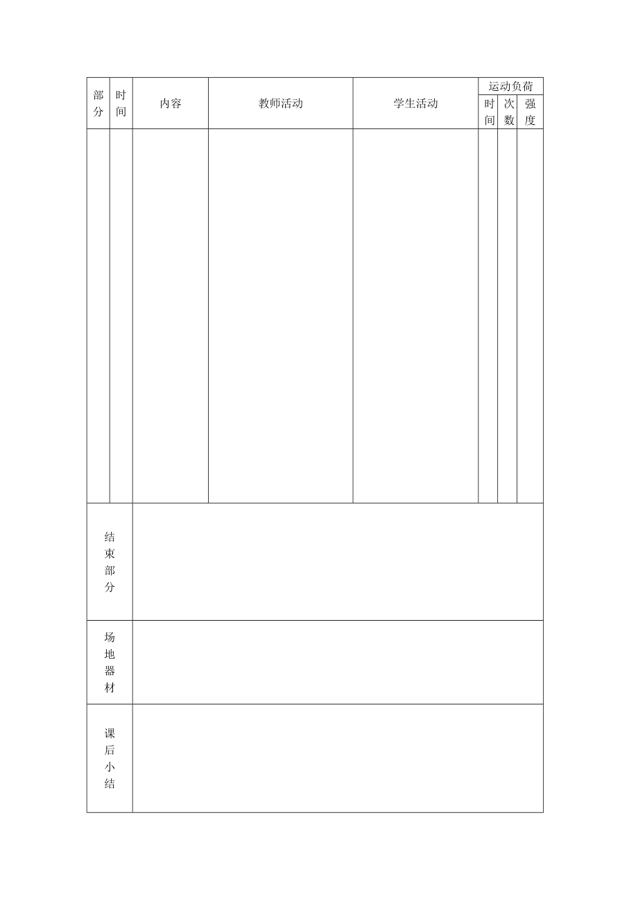 体育教案表格.doc_第2页