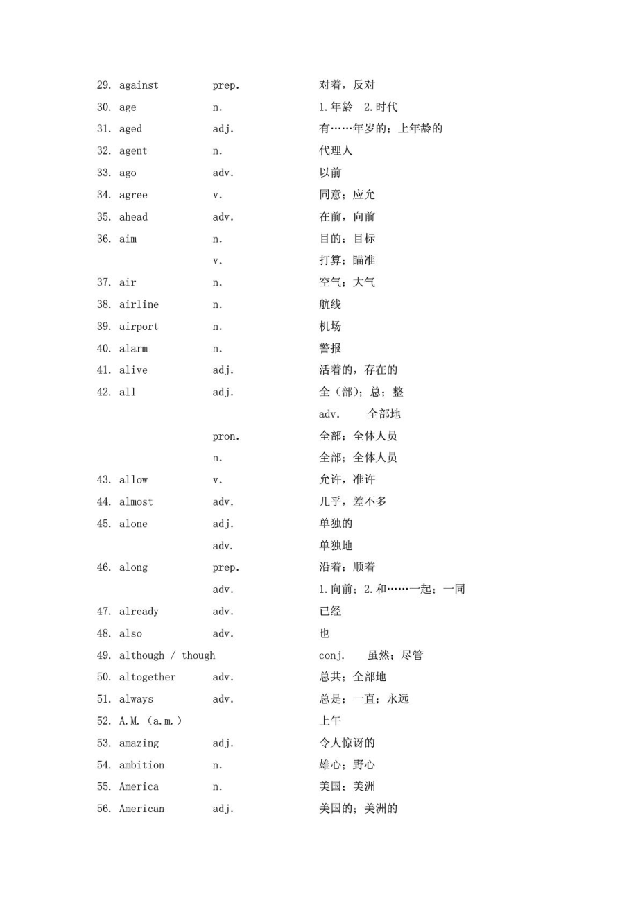 中考英语考纲词汇.doc_第2页