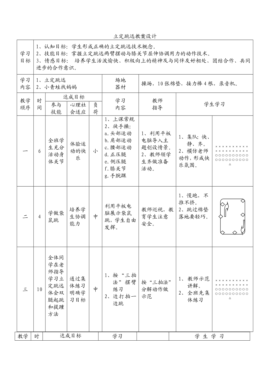 小学体育《立定跳远》教学设计 .doc_第1页