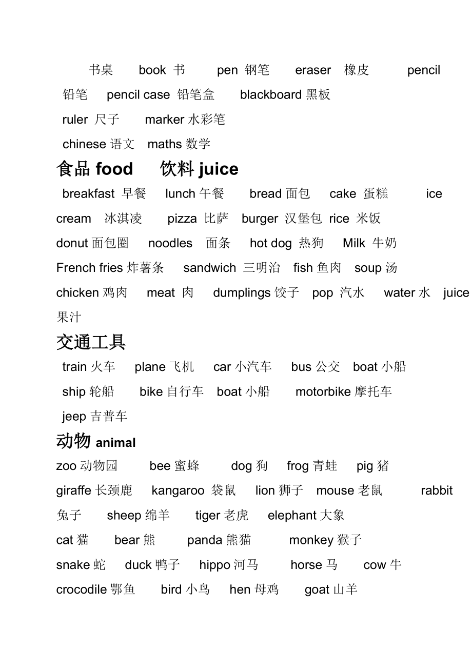 英语单词(水果类名称).doc_第3页