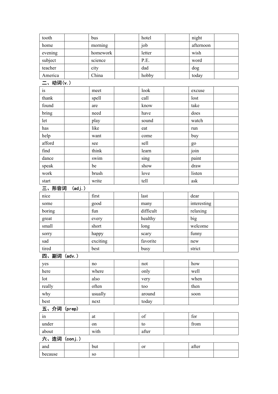 【精品】英语单词总复习七级上册.doc_第2页