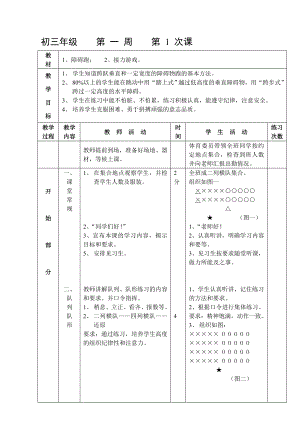 九级下学期体育教案全集.doc