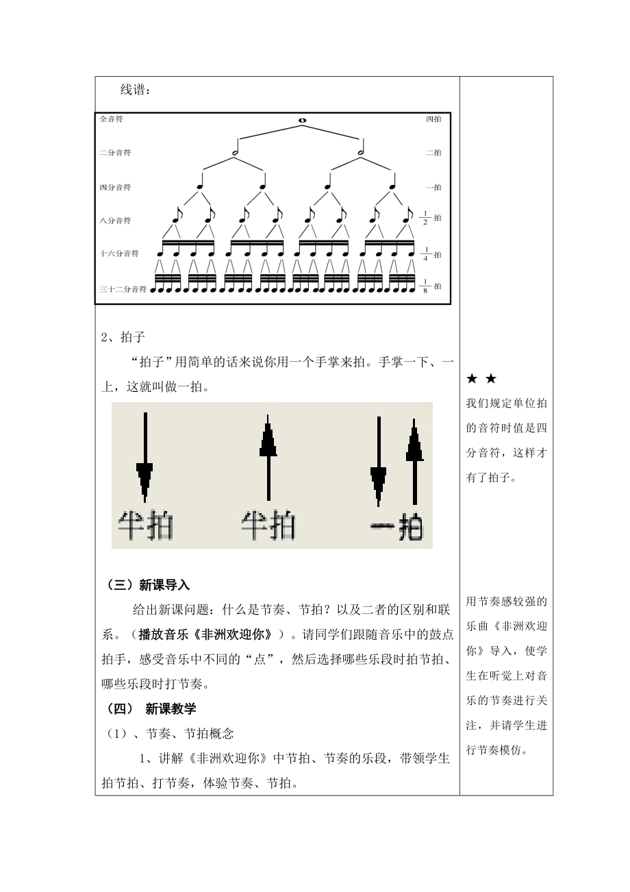 李丹丹：节奏节拍教案.doc_第3页