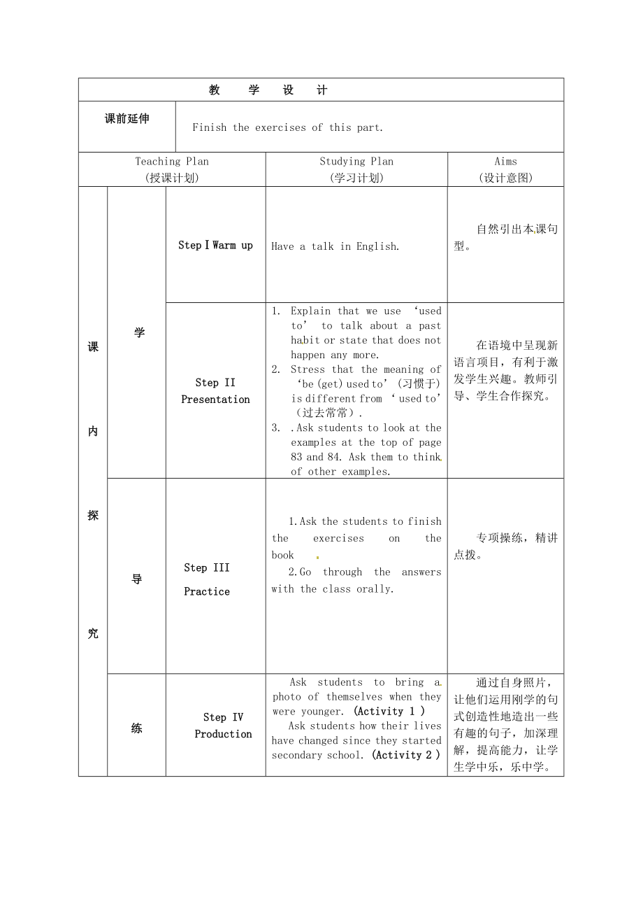 初级中学八级英语下册《8B Unit 5 International charities》Period 4 Grammar（1）教案 牛津版.doc_第2页