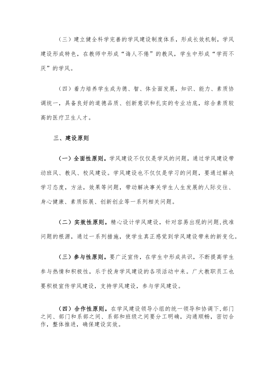 关于进一步加强学风建设的实施意见.docx_第2页