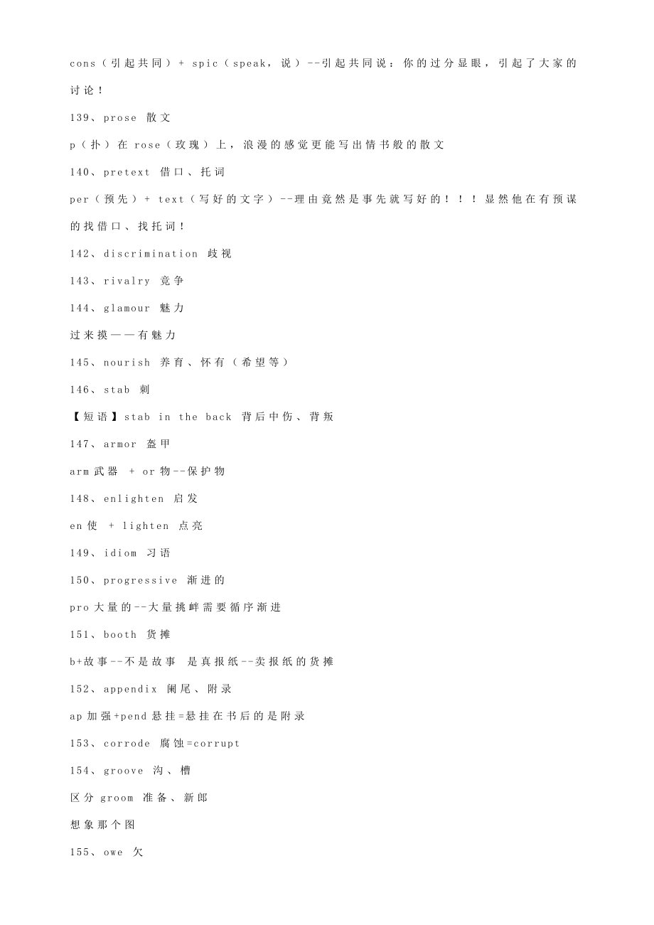 12月大学英语四级突击必备核心单词 2.doc_第3页