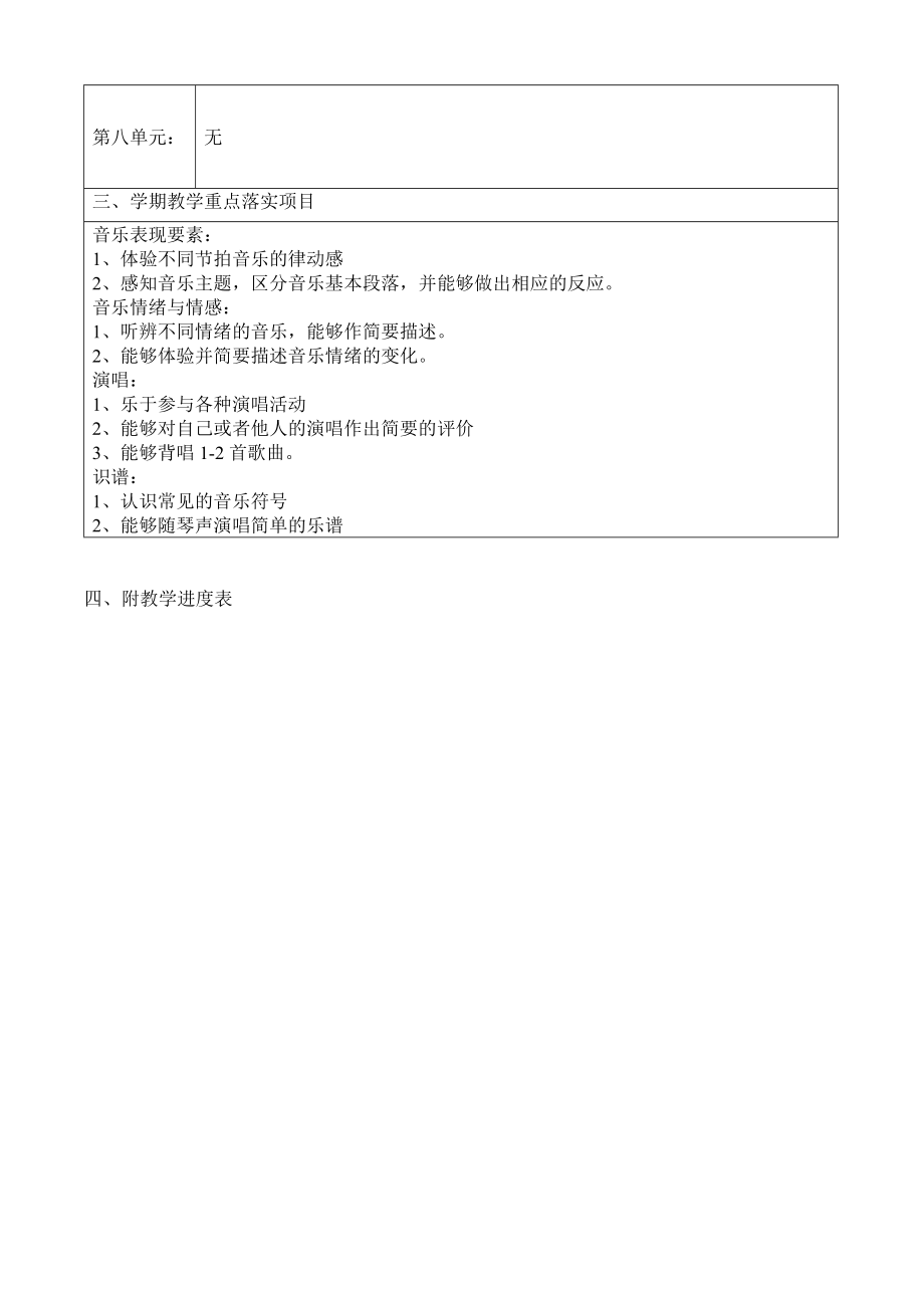 人音版六级上册音乐学科教学计划.doc_第3页