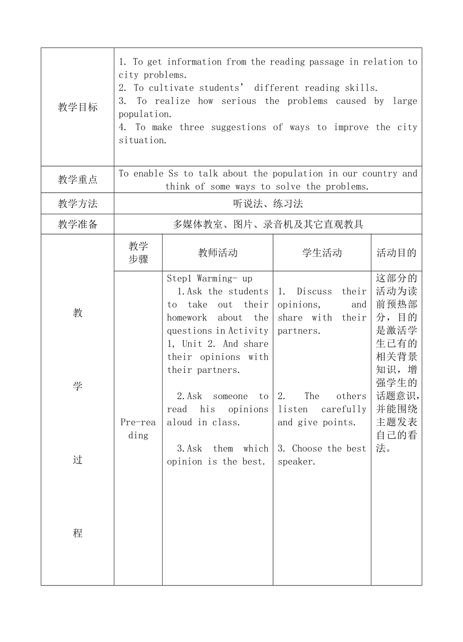 外研版初中英语九级上册教案：Module11 Unit2.doc_第3页