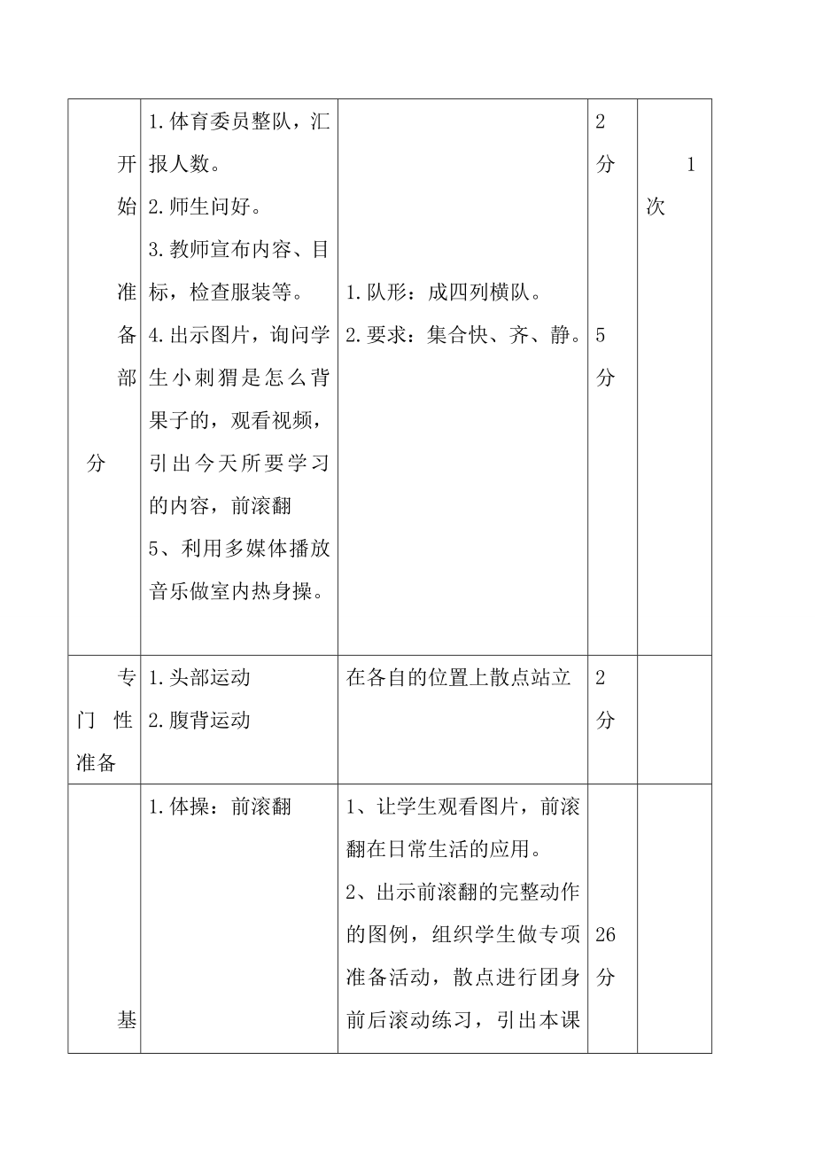 小学体育《前滚翻》教案.doc_第3页