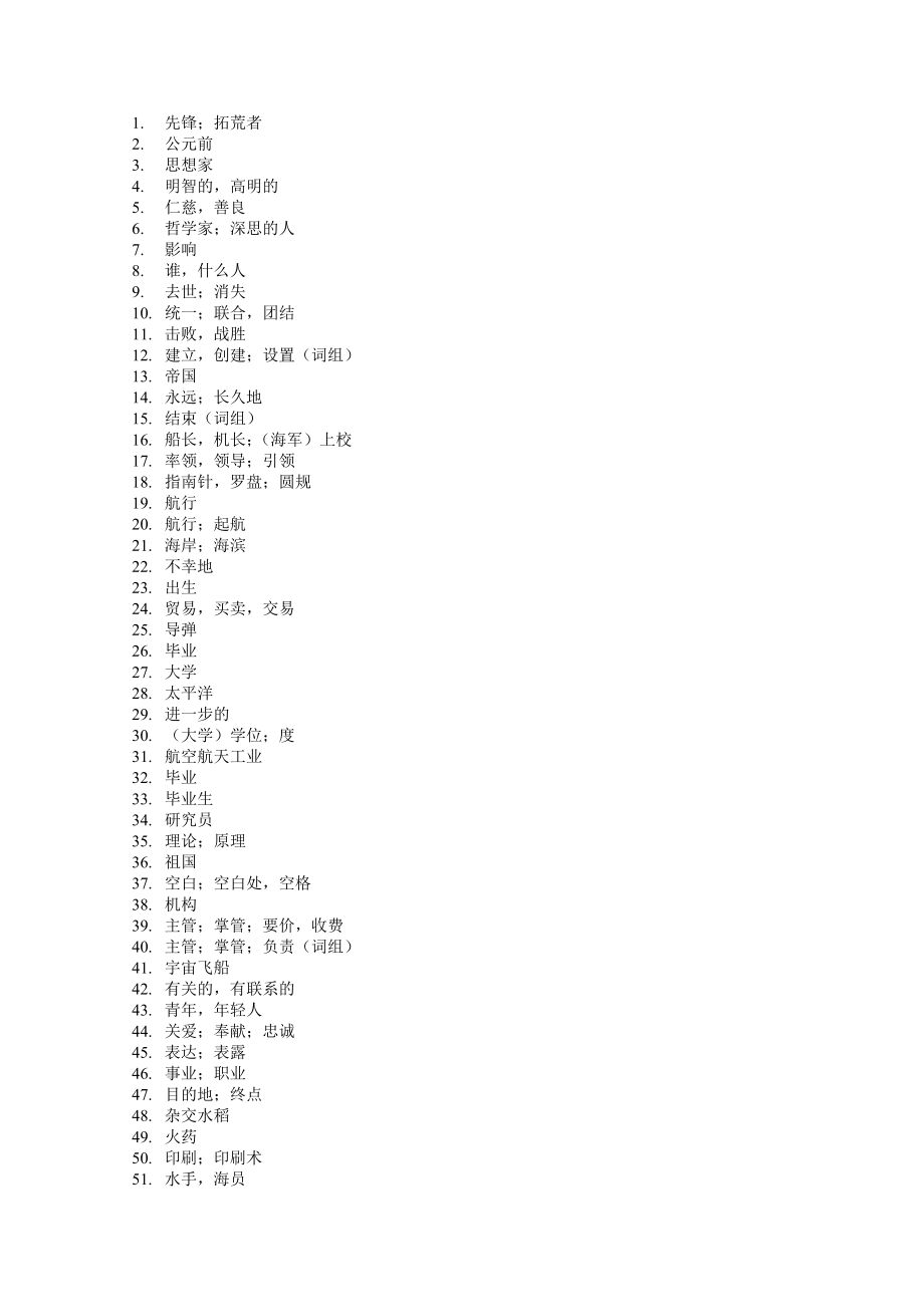 仁爱版九级下册英语单词默写(打印版.doc_第2页