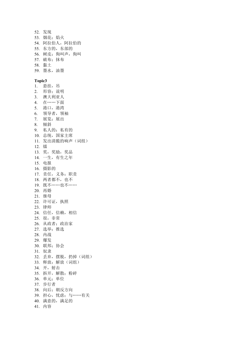 仁爱版九级下册英语单词默写(打印版.doc_第3页