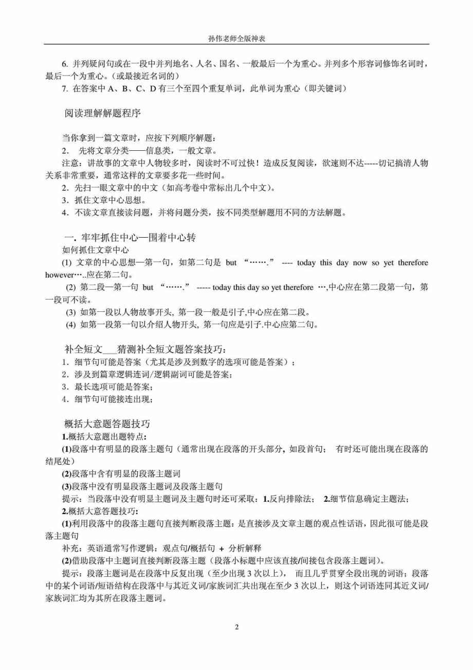 孙老师职称英语神表(收费完全表).doc_第2页