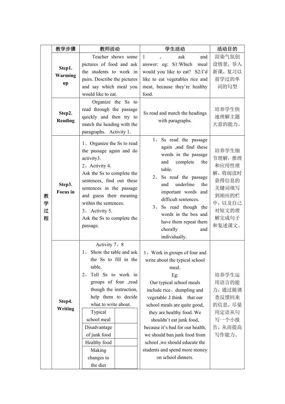 外研版初中英语九级下册教案：Module10 Unit2.doc_第3页