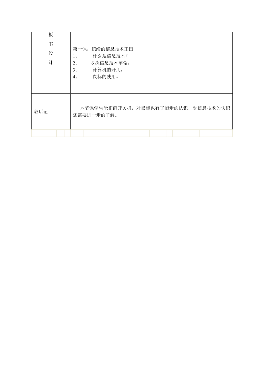 青岛版小学三级上册《信息技术》教案.doc_第2页