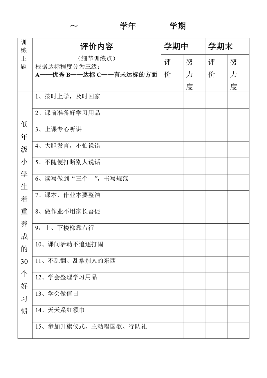 小学低级发展报告.doc_第2页