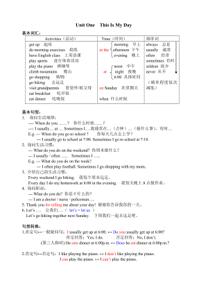 pep小学五级英语下册知识点整理.doc