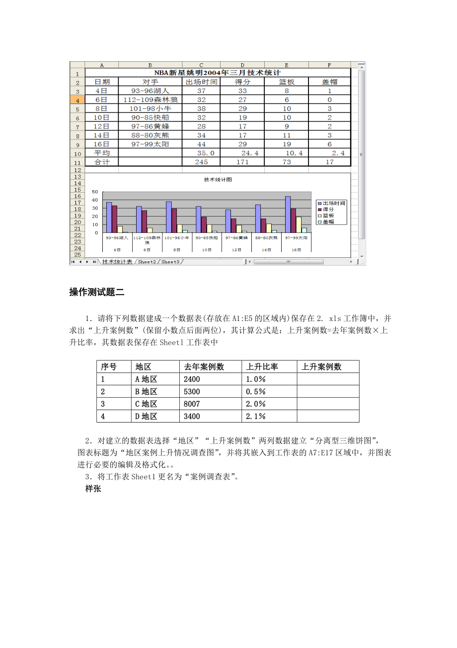 excel操作测试题.doc_第2页