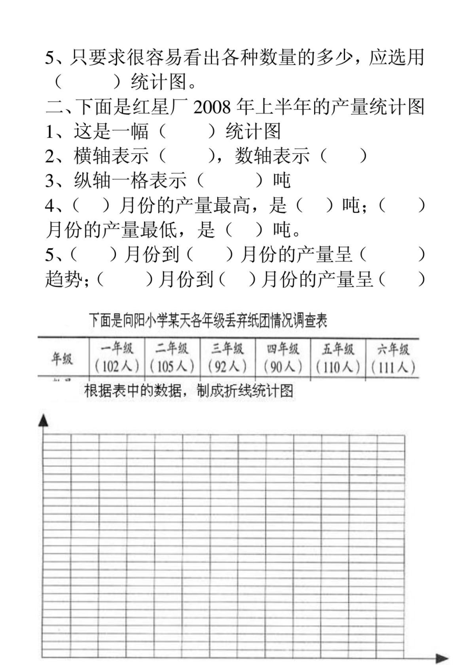 人教版小学数学四级下册统计练习题1479053229.doc_第2页