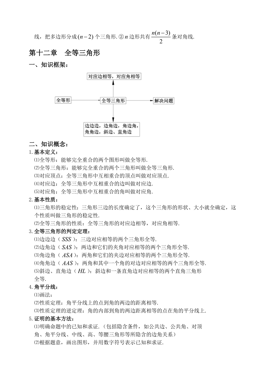 人教版八级上册数学各单元知识点归纳总结.doc_第2页