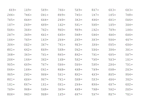 人教版小学数学二级上册乘法口算题.doc