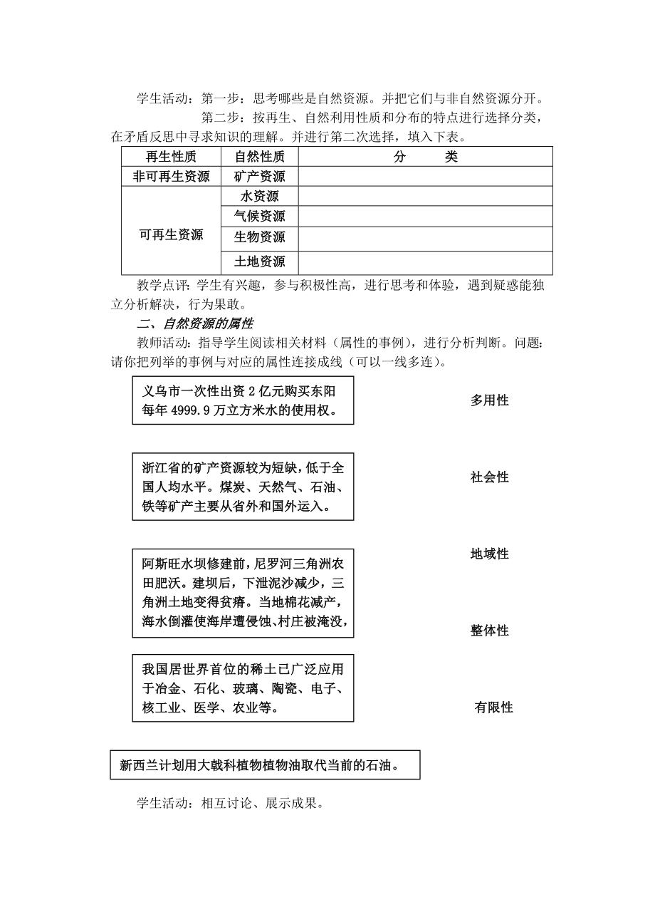 教学设计—自然资源与人类活动.doc_第3页