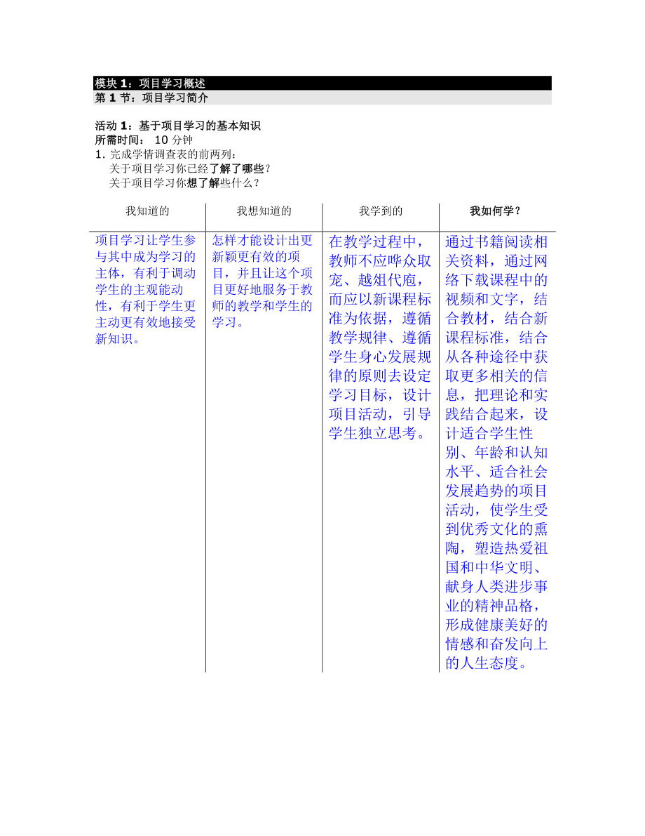 英特尔未来教育课程基于项目的学习第二模块作业.doc_第3页