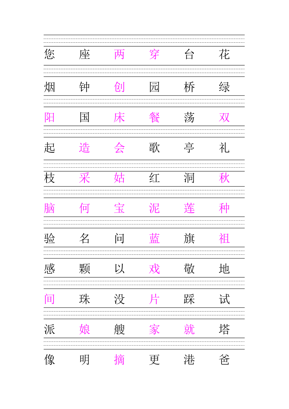 【小学语文】苏教版一级语文二类字注音表.doc_第1页