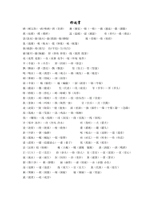 四级语文上册形近字、同音字、近义词、反义词汇总.doc