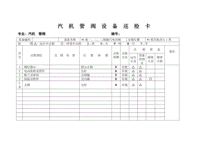 抽汽系统巡检卡.doc