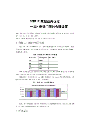 461.CDMA1X数据业务优化SCH申请门限的合理设置.doc