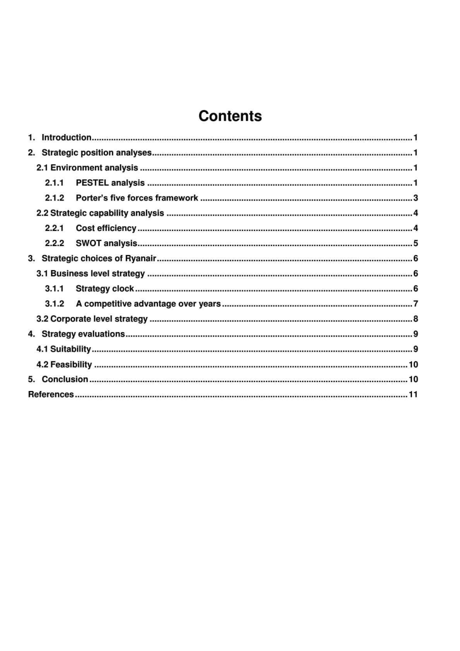 Ryanair case study Strategy management.doc_第1页