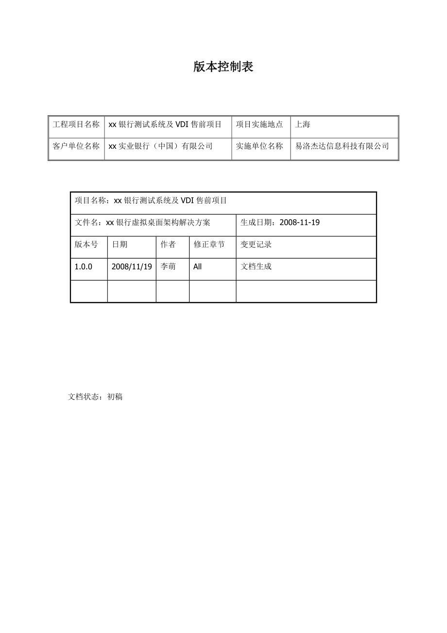 xx银行虚拟桌面架构解决方案.doc_第2页