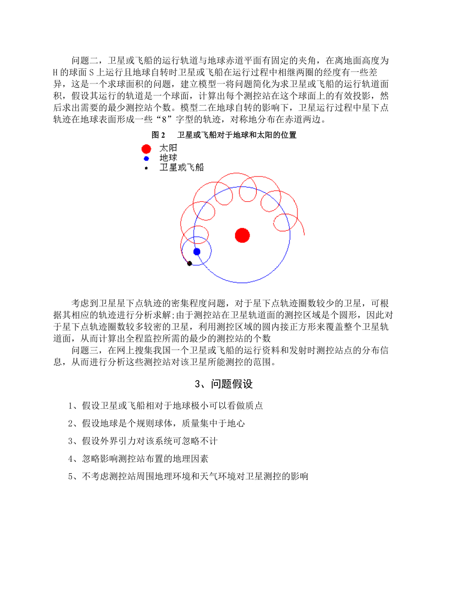 卫星和飞船的跟踪测控大学生数学建模大赛C题优秀论文.doc_第3页