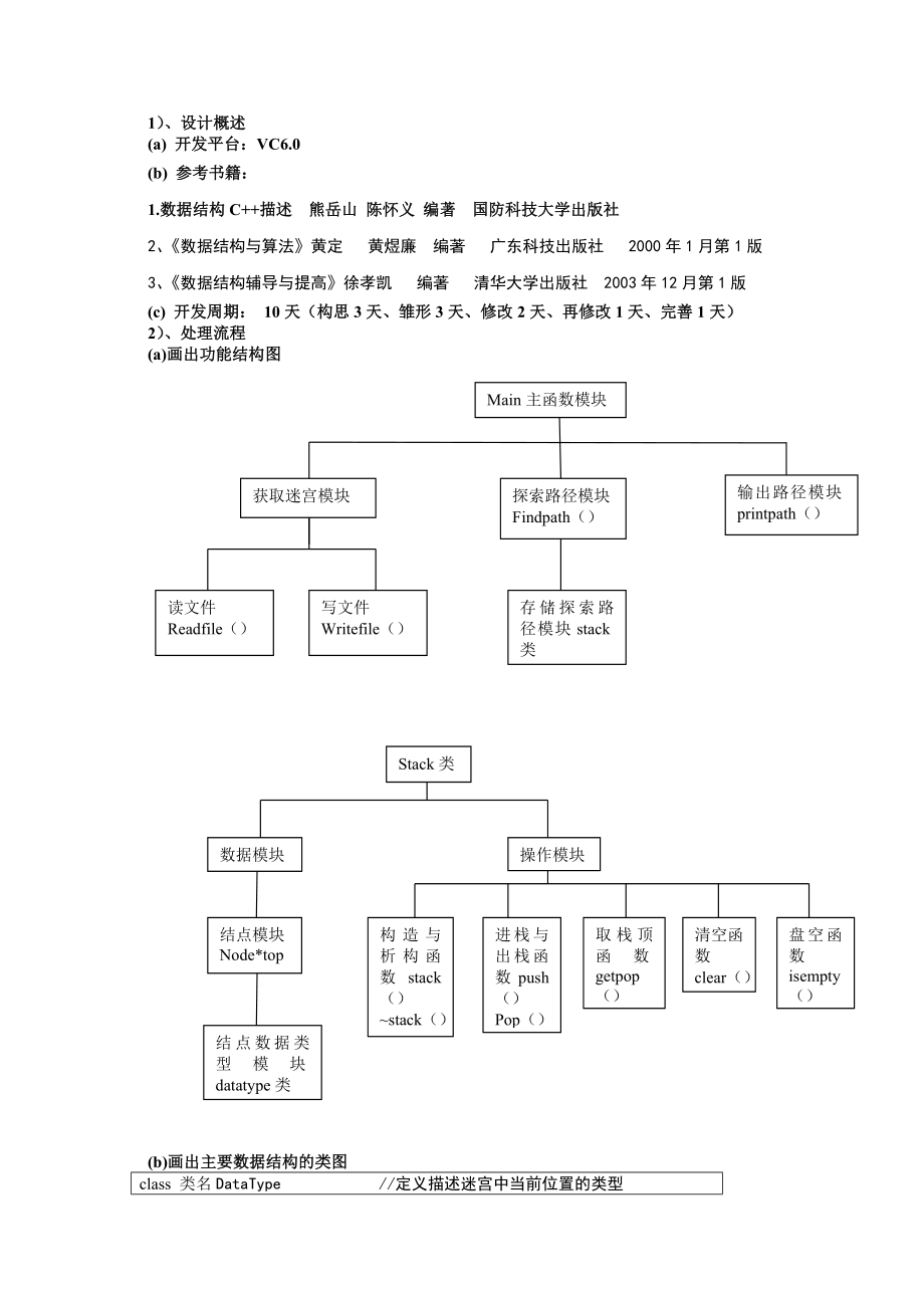 迷宫问题课程设计报告.doc_第3页