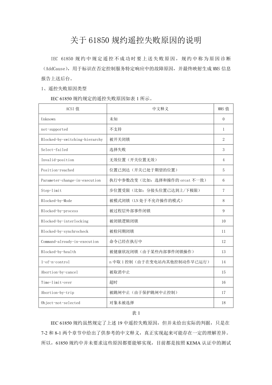 c系列关于61850规约遥控失败原因的说明.doc_第1页